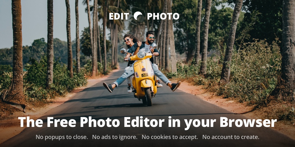 Free online photo editor - Edit your image online and for free